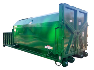 1 Yard Self-Contained Compactor with 10 Cubic Yard Container