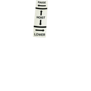 Galbreath Decal Hoist Raise/Lower