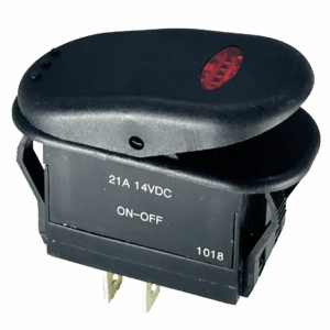 New Way Switch,Rocker,Dpst,Red Led