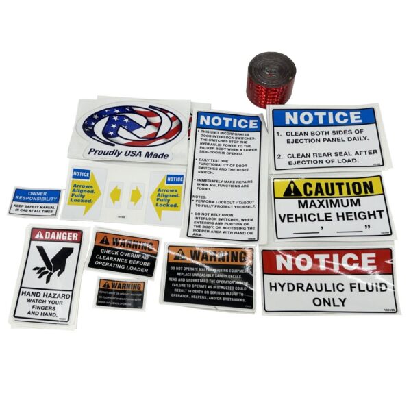 New Way, 121864, Decal Kit,18-24 yd, ASL - Image 2