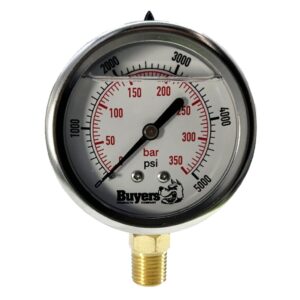 New Way, 138134, 5K PSI Pressure Gauge with Quick Disconnect Fitting