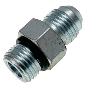 Perkins, D63182, Hydraulic Adapter #6 MORB - #6 MJIC