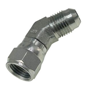 Perkins, D63581, Elbow 45, #6 MJIC - #6 FJIC SwiveL