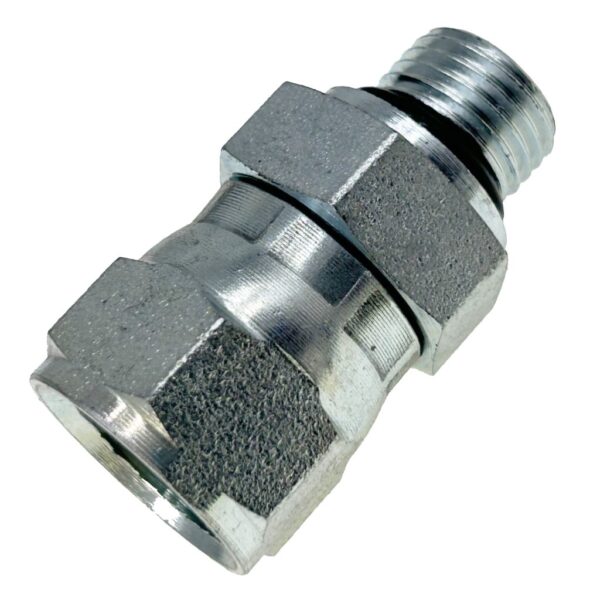 Perkins, D63639, Hydraulic Adapter, #6 MORB - #8 FJIC