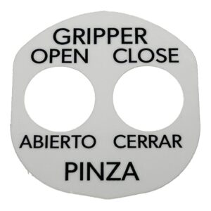 New Way, 129743, Decal, "Gripper Open / Close"