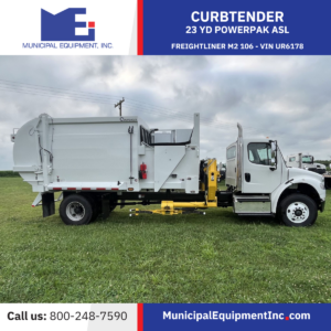 Curbtender 23 yd Powerpak ASL Freightliner M2 106 VIN – UR6178