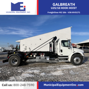 Galbreath U25/18 Hook Hoist Freightliner M2 106 – VIN WV5171