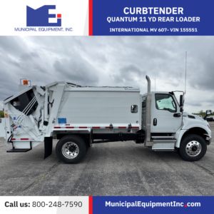 Curbtender 11 yd Quantum International MV 607 – VIN 155551