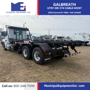Galbreath U75T-OR-174 Roll Off Hoist 2026 Kenworth T880 – VIN 224682