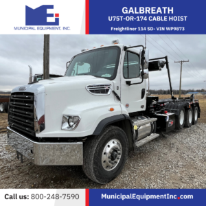 Galbreath U75T-OR-174 Roll Off Hoist Freightliner 114SD – VIN WP9873