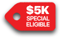 $5,000 Parts Special Eligible